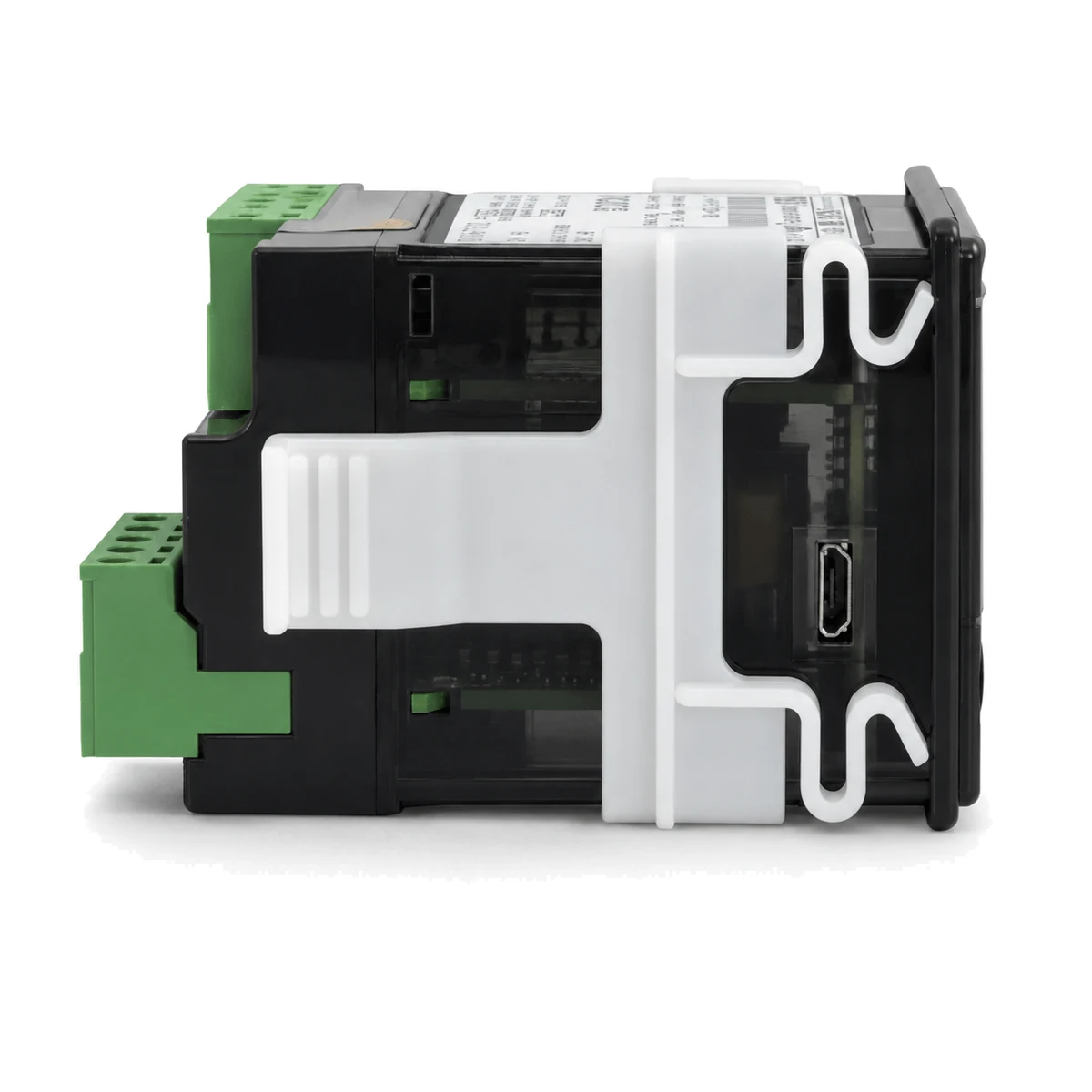 Indicador N1040i NOVUS, versão USB, RA, 24 V, vista lateral (SKU 8104220310)