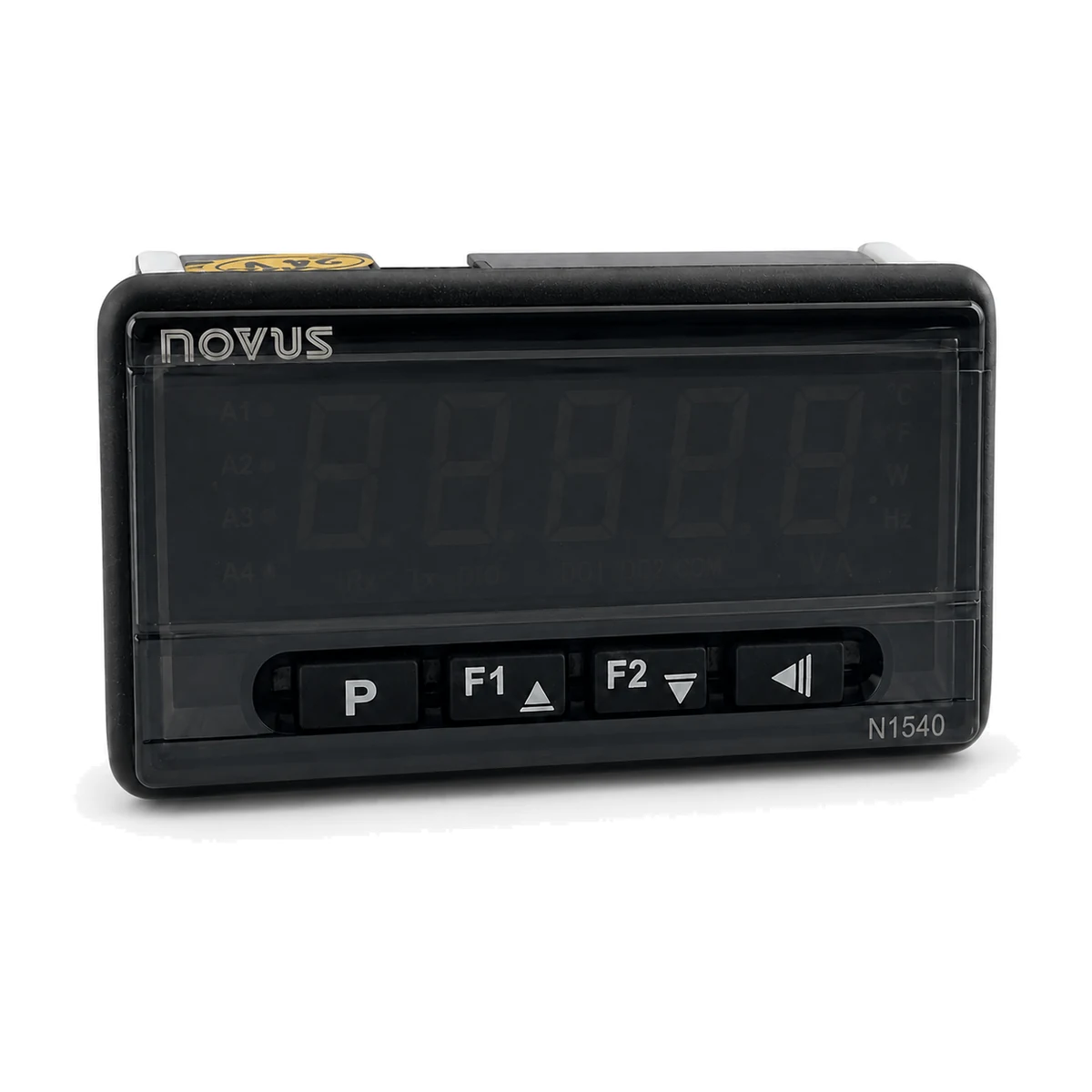 Indicador N1540 NOVUS, versão USB, 24 V, vista perspectiva (SKU 8154000030)