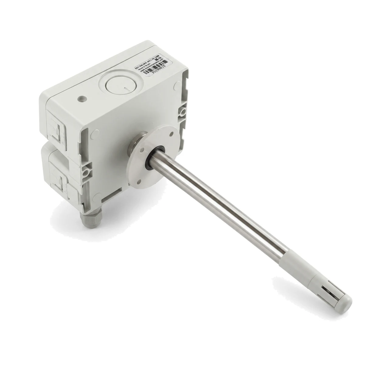 Transmissor de umidade e temperatura RHT Climate NOVUS, versão DM, 150 mm, LCD, vista traseira (SKU 8804111101)