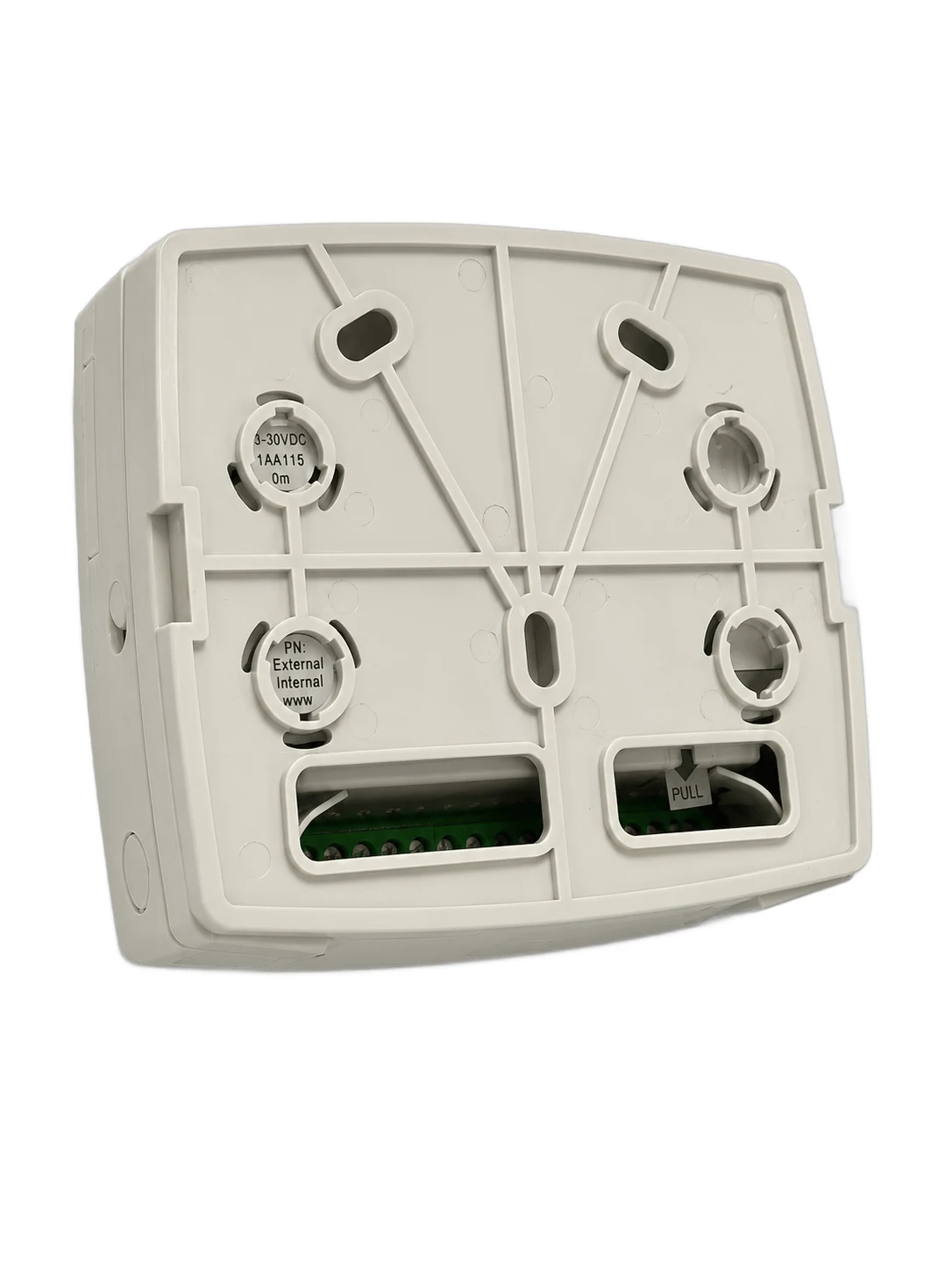 Data logger LogBox BLE NOVUS, vista traseira (SKU 8813004000)