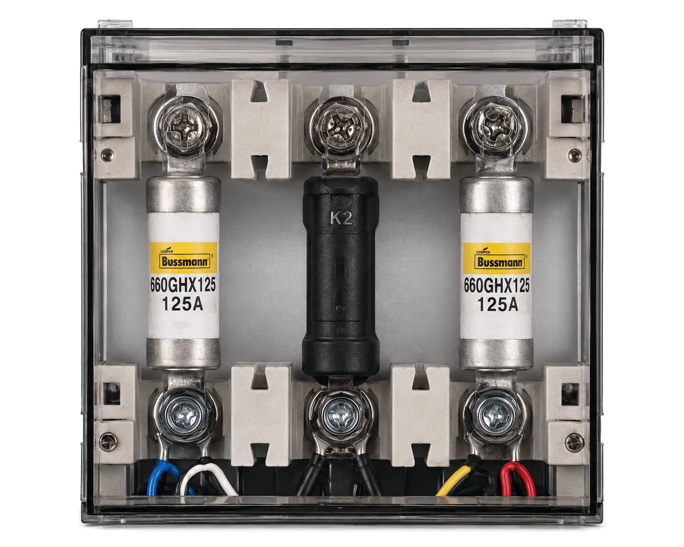 Controlador de potência PCW e PCWE, 60 a 200 A NOVUS, versão 100 A, 3 fases, vista detalhe (SKU 8823233100)
