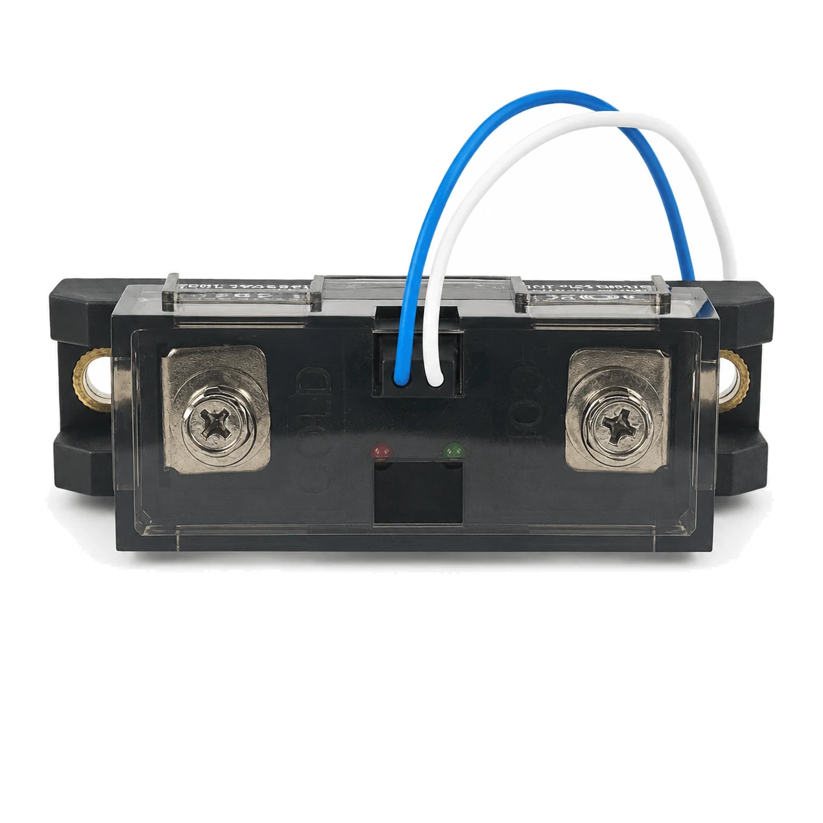 Relé de estado sólido SSR, 100 a 300 A NOVUS, versão 100 A, vista superior (SKU 8824011105)