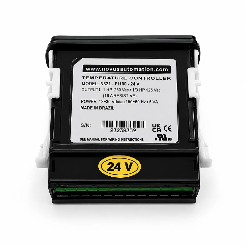 Controlador N321 PT100 (12-24 VDC), produto NOVUS