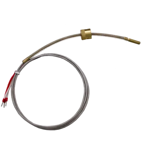 Imagem oficial da linha de Termopar J Sonda 8X7MM Mola Baione GR Cabo FFM 1,5M 0 A 300C