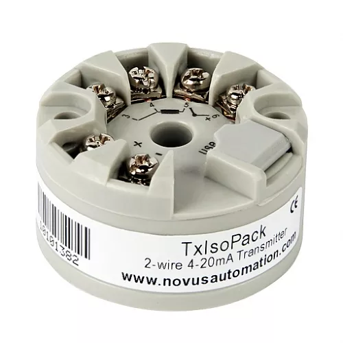 Transmissor de temperatura isolado TxIsoPack NOVUS